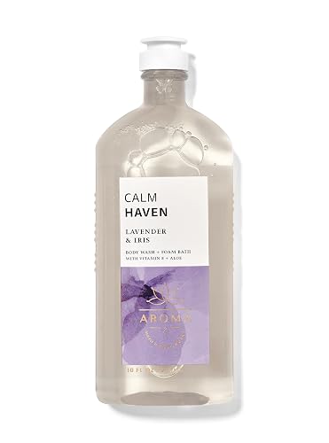 Bath & Body Works Calm Haven Lavender Iris Body Wash & Foam Bath, 10 Fl Oz Beauty & Personal Care Bath & Body Works