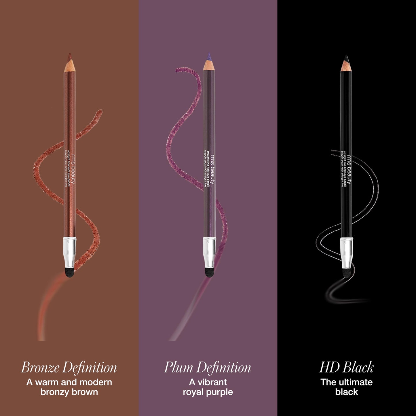 RMS Beauty Straight Line Kohl Eye Pencil - Waterproof, Creamy, Long-Lasting, Smudge-Proof, Intense Rich Color, Natural Ingredients, Twist-Up, 0.04 oz Beauty & Personal Care RMS Beauty