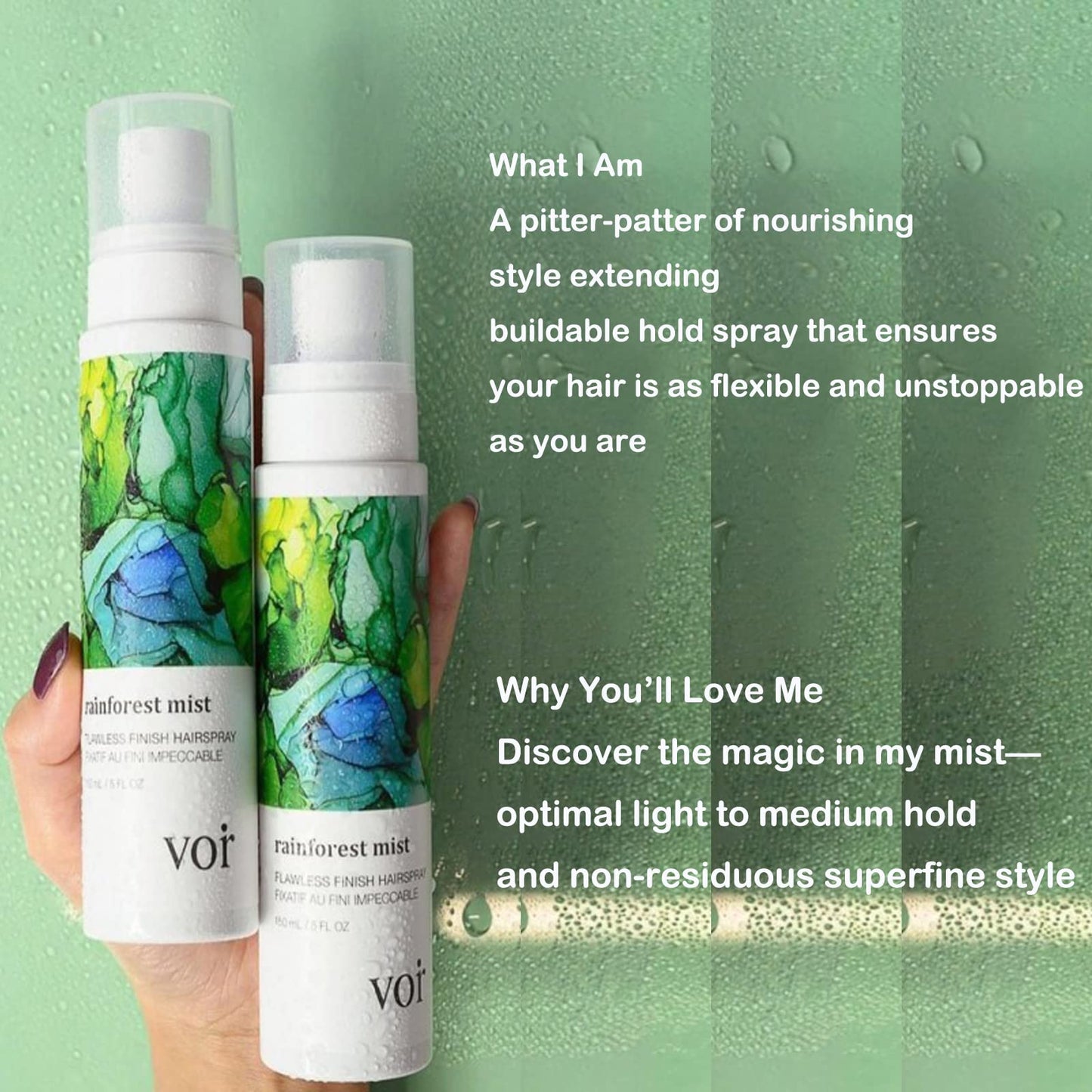 Voir Haircare Rainforest Mist Waves Texturizing Hairspray 5.1 Fl Oz Beauty & Personal Care Voir Haircare