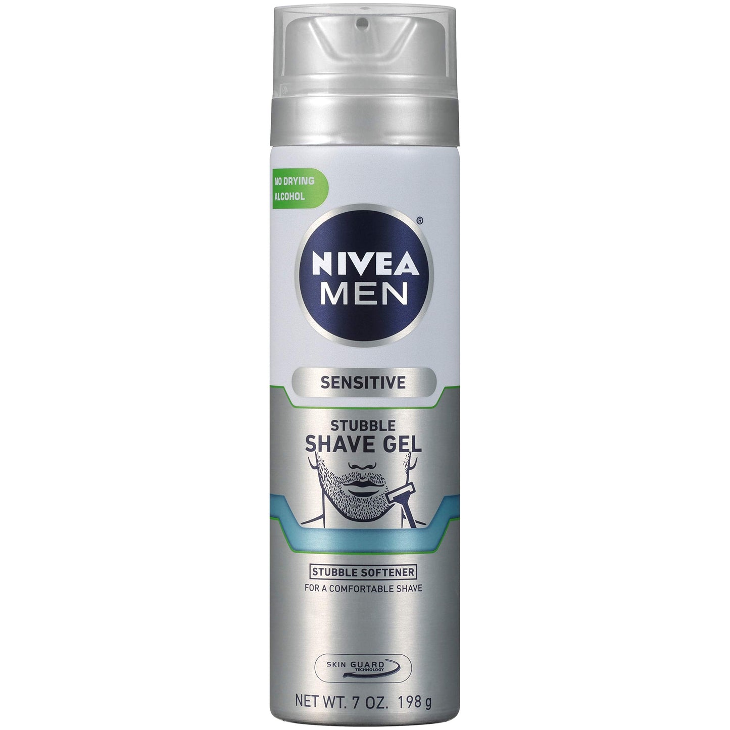 Nivea Men Sensitive Skin & Stubble Shave Gel - with Beard Softener For Men - 7 Ounce. Can Beauty and Personal Care NIVEA MEN