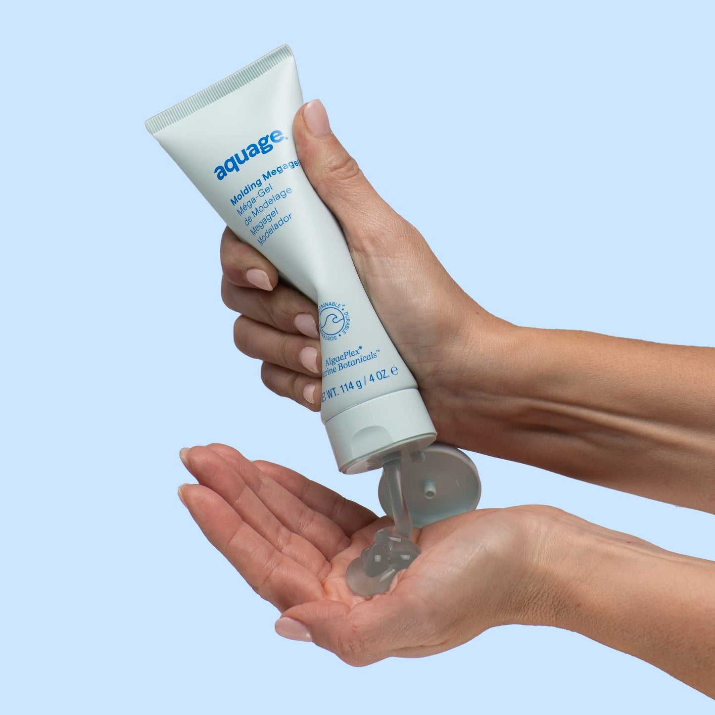 Aquage Molding Megagel - Professional Firm-Hold Styling Gel for Wet Looks, Sculpted Blowouts & High-Gloss Finish - Lightweight, Non-Flaking Beauty & Personal Care Aquage