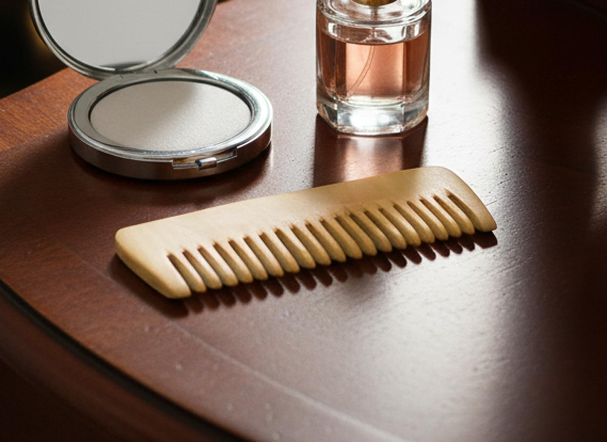 eSplanade Wooden Comb for Men & Women - Natural Indian Rosewood Comb