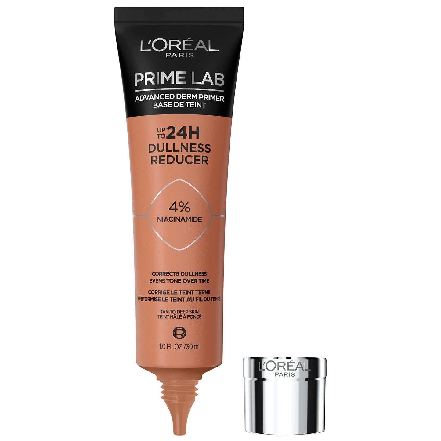 L'Oreal Paris Prime Lab Up to 24H Dullness Reducer, Face Primer Infused with Niacinamide to Reduce Face Dullness and Extend Makeup Wear, 1.01 Fl Oz Beauty & Personal Care L'Oreal Paris