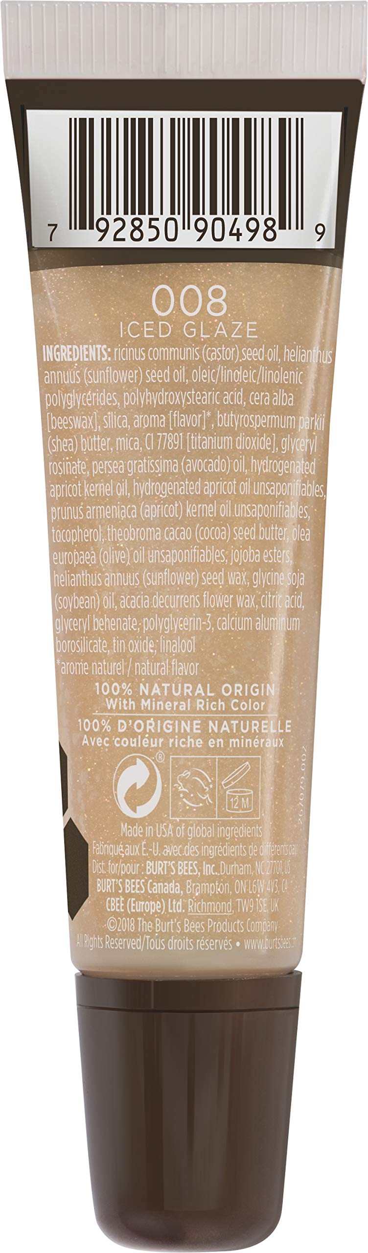 Burt's Bees, Lip Gloss Iced Glaze, 0.02 Ounce Beauty & Personal Care Burt's Bees