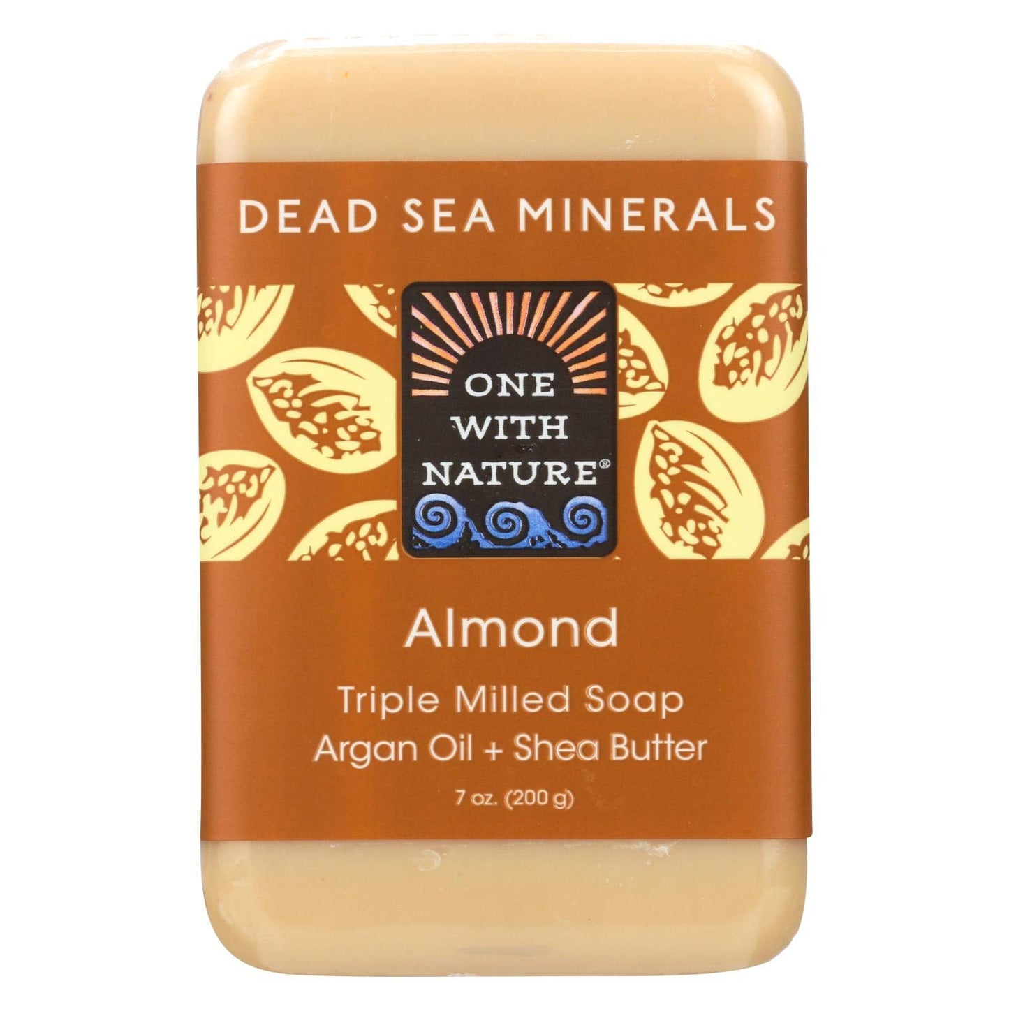 One With Nature Almond Soap Bar - 7 oz Beauty & Personal Care One With Nature