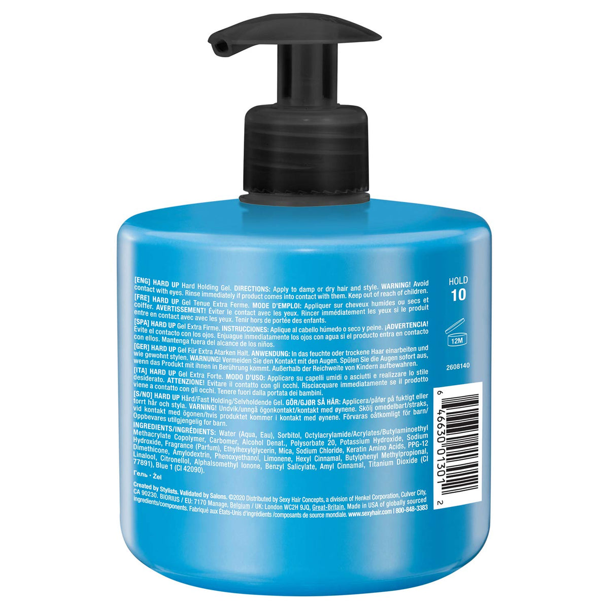 SexyHair Style Hard Up Hard Holding Gel, 16.9 Oz | Extreme Hold | Non-Flaking Formula | All Hair Types Beauty & Personal Care SexyHair