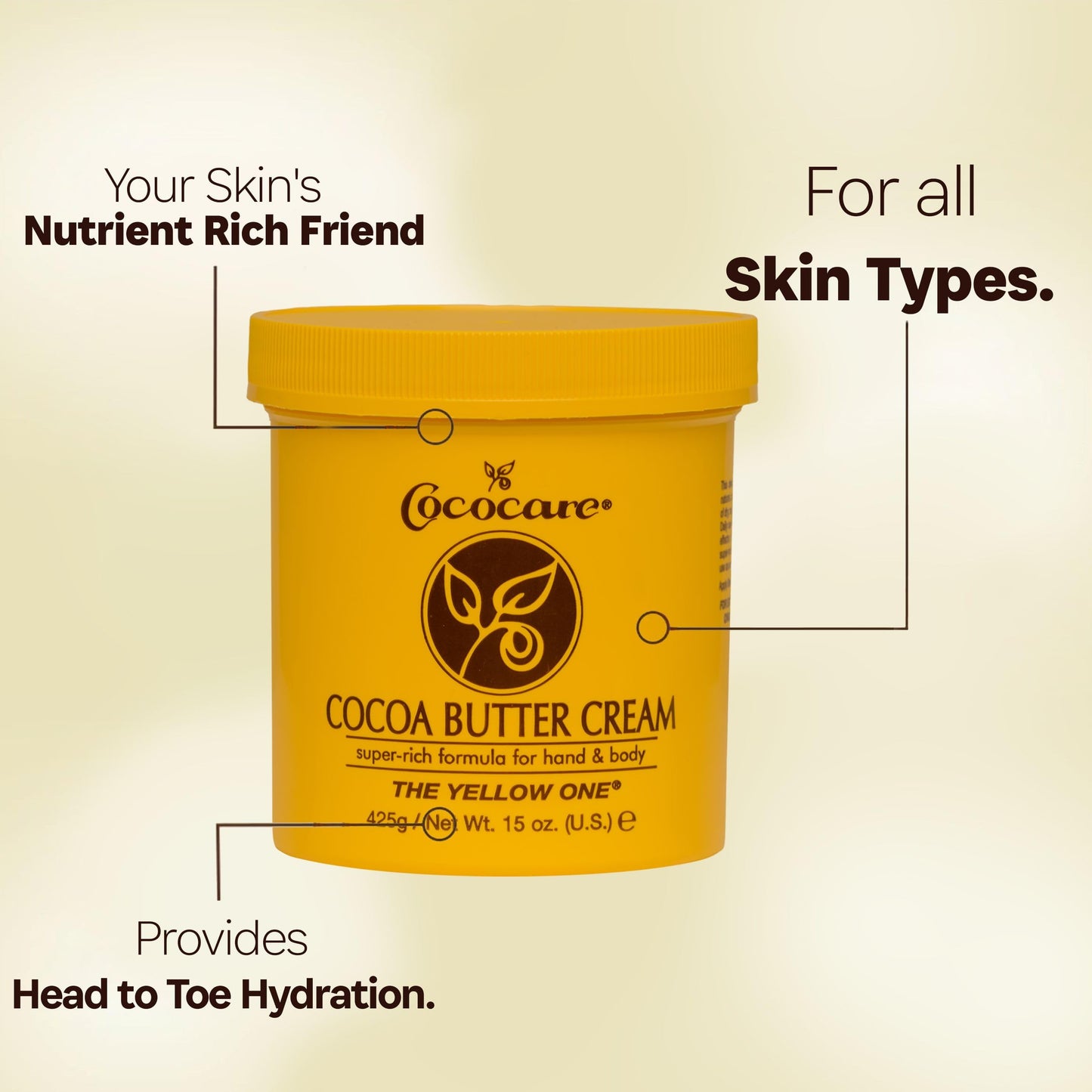 Cococare Cocoa Butter Cream, 15 oz (Pack of 2) Beauty & Personal Care COCOCARE