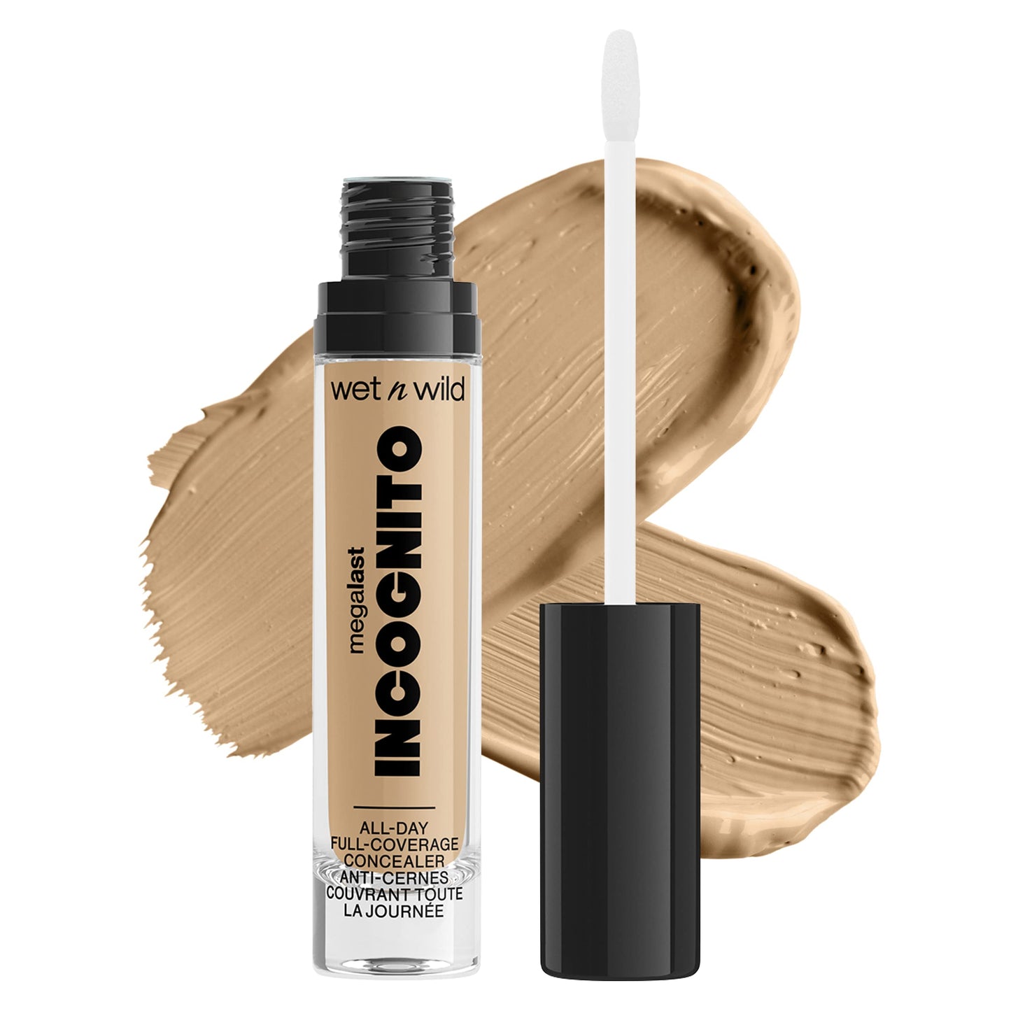wet n wild Mega Last Incognito All-Day Full Coverage Liquid Matte Concealer, Medium Honey, 0.18 Ounce Beauty & Personal Care wet n wild