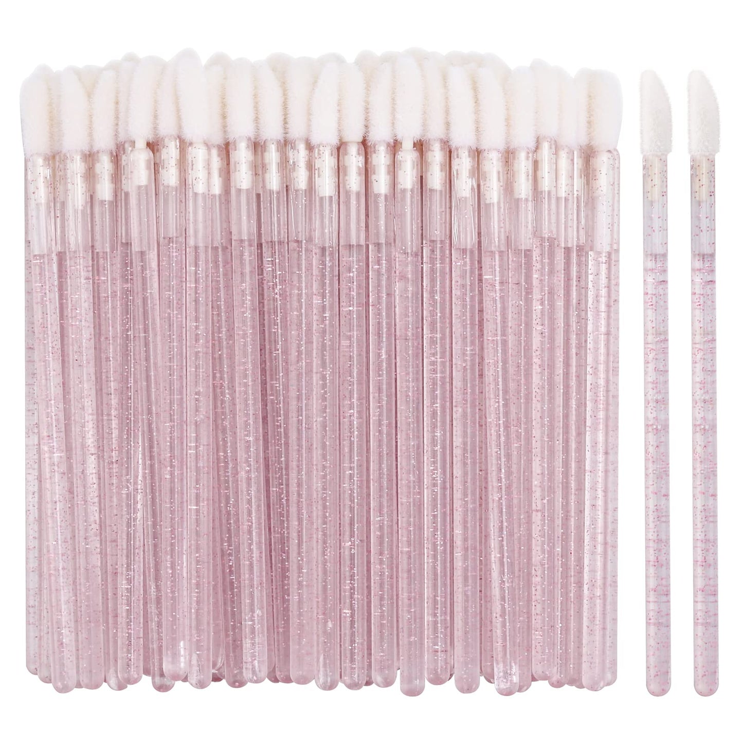 100 Disposable Lip Brushes, Lipstick Applicator, Lip Gloss Wands Pink Tbestmax Beauty & Personal Care Tbestmax