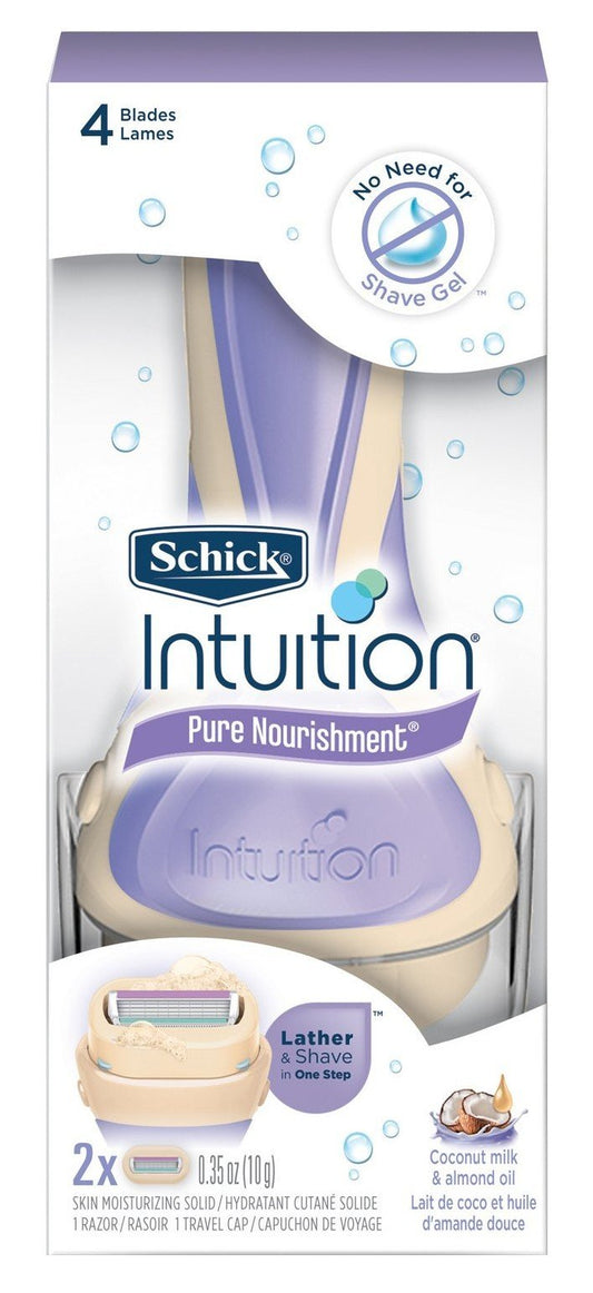 Schick Womens Intuition Razor Pure Nourishment (3 Pack) Beauty and Personal Care Schick