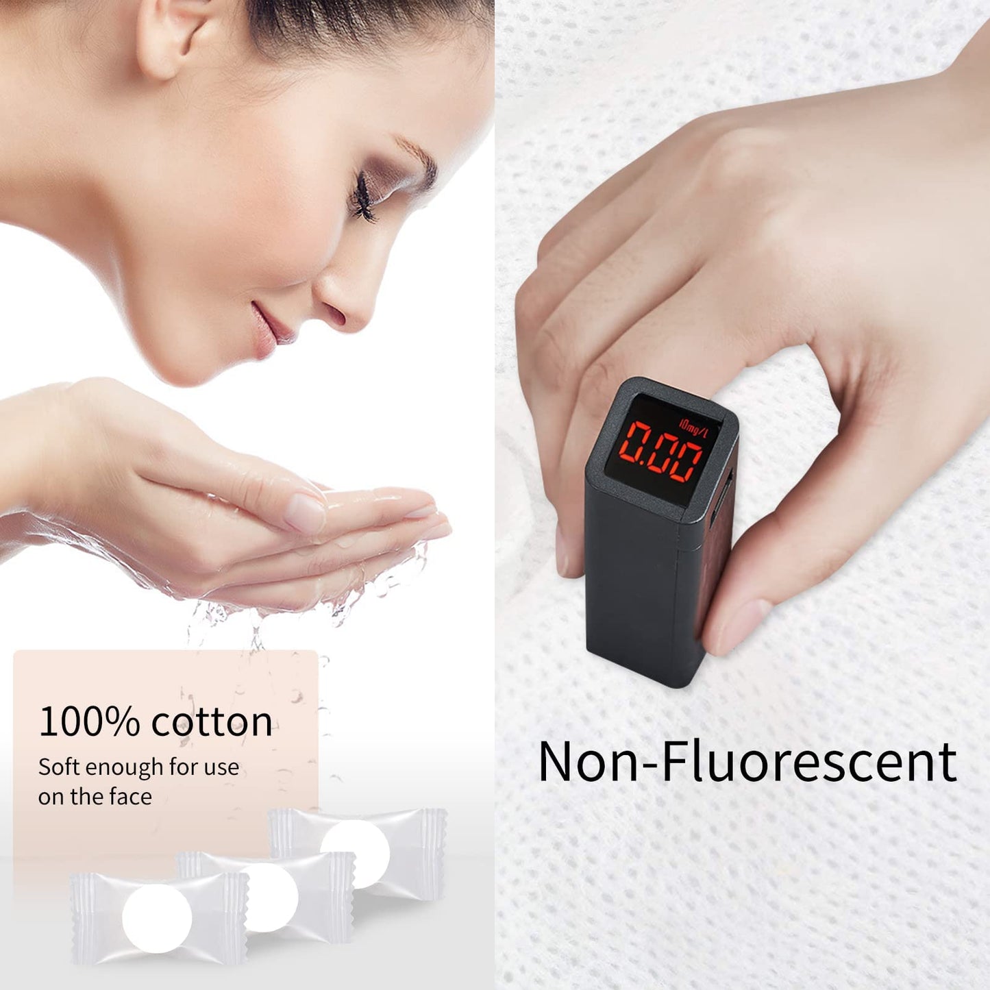 Classycoo Compressed Towel 100 PCS Mini Tablets Disposable Portable Face Towel Cotton Coin Tissue for Travel, Camping, Hiking, Sport, Home Hand Beauty and Personal Care Classycoo