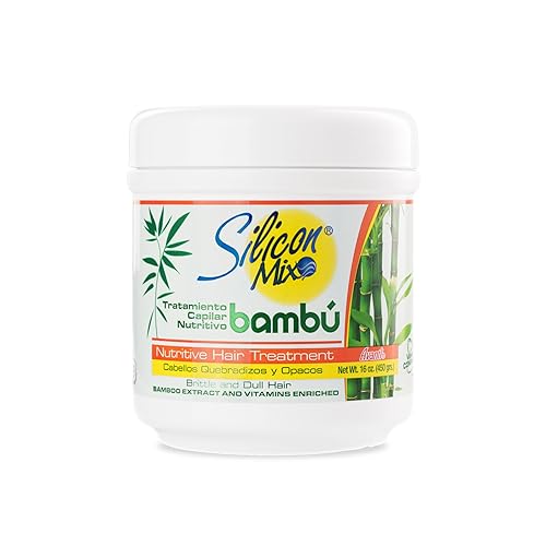 Silicon Mix Bamboo Nourishing Hair Treatment 16 ounces - Deep Conditioning Mask for Strong, Hydrated, and Revitalized Hair, Restores Shine, Softness Beauty & Personal Care Silicon Mix