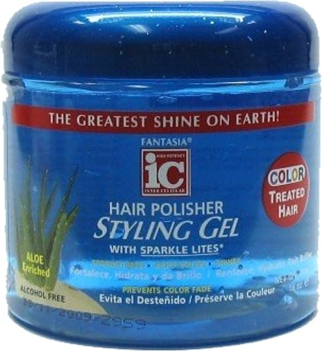 Fantasia Hair Polisher Styling Gel for Color Treated Hair, 16 oz Beauty & Personal Care Fantasia