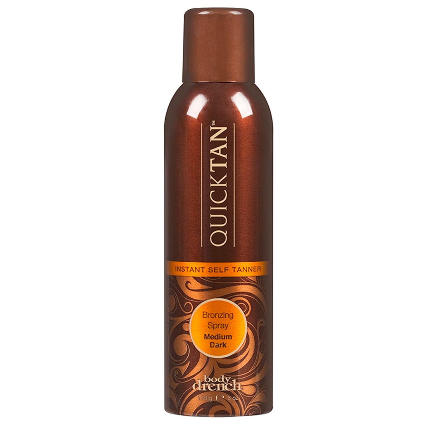 Body Drench QuickTan Instant Self Tanner Bronzing Spray, Salon-Quality Medium/Dark Tan, Streak-Free, Tinted Formula, 6 oz, 1-pack Beauty & Personal Care Body Drench