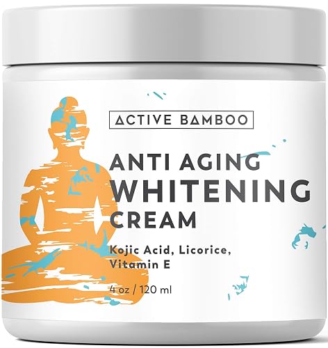Active Bamboo Radiance Cream. Anti Aging Skin Radiance Glow Cream. Dark Spot Corrector as Day Night Moisturizing Cream. 4 Oz Beauty & Personal Care Active Bamboo