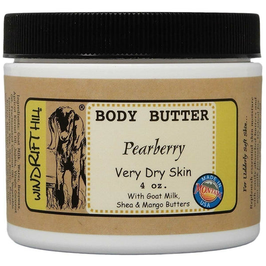 Windrift Hill 4oz Body Butter Moisturizing Lotion For Very Dry Skin (Pearberry) Beauty & Personal Care Windrift Hill