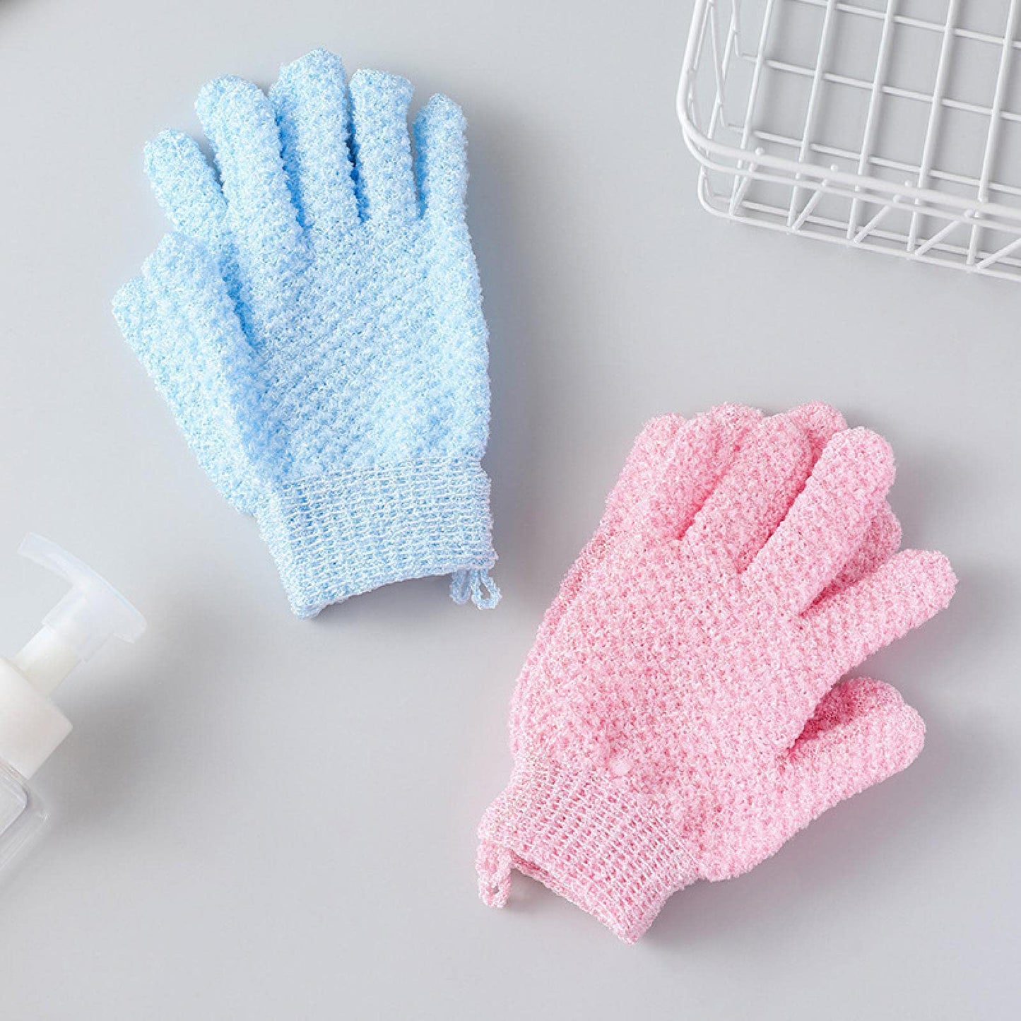 amler Rubbing Bath Gloves, Five Fingers, rubbing Bath Towels, Bath Bath Device, Back rubbing, Bath Bath Set Beauty and Personal Care amler