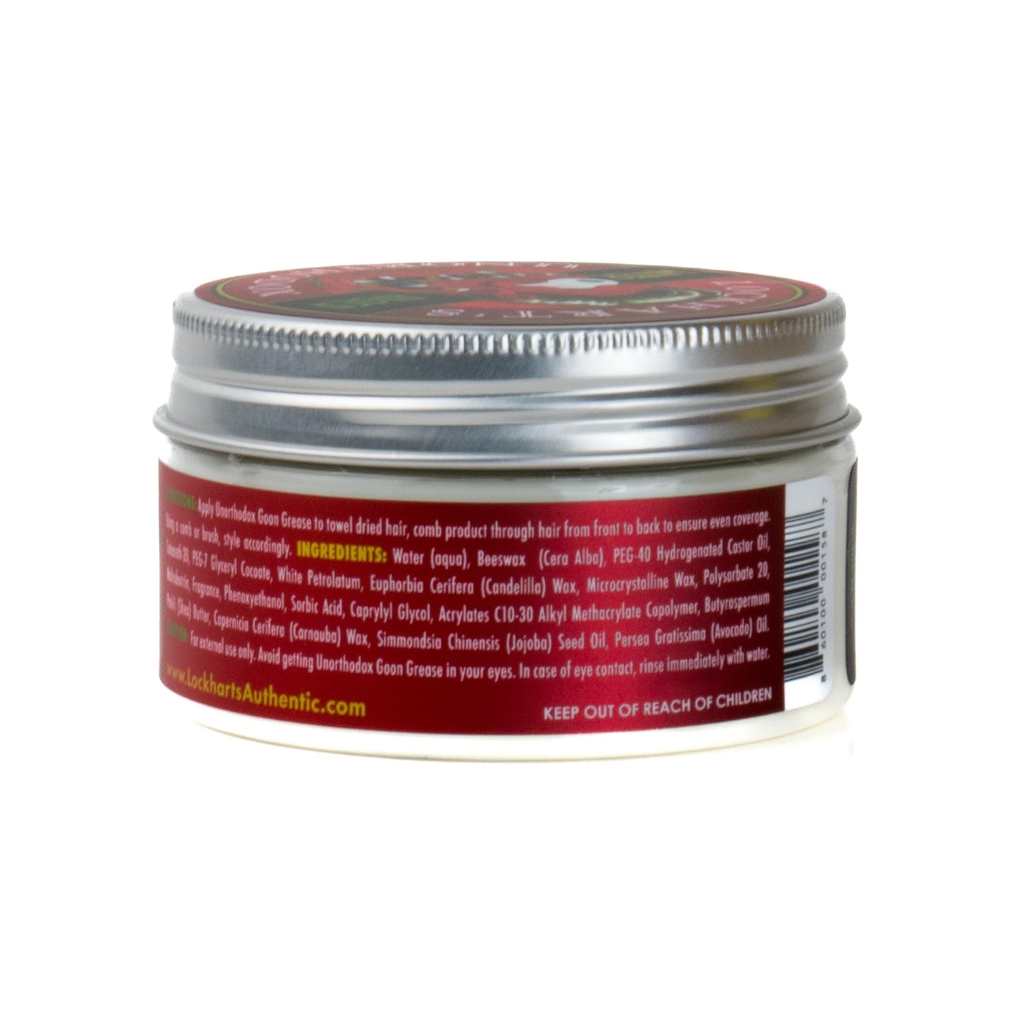 Lockhart’s Unorthodox Water-Based Goon Grease - Handcrafted Water-Based Pomade for Men - Strong Hold, Medium Shine - Easy Wash Out - Spicy Goon Scent Beauty & Personal Care Lockhart's Authentic Grooming Co. LLC