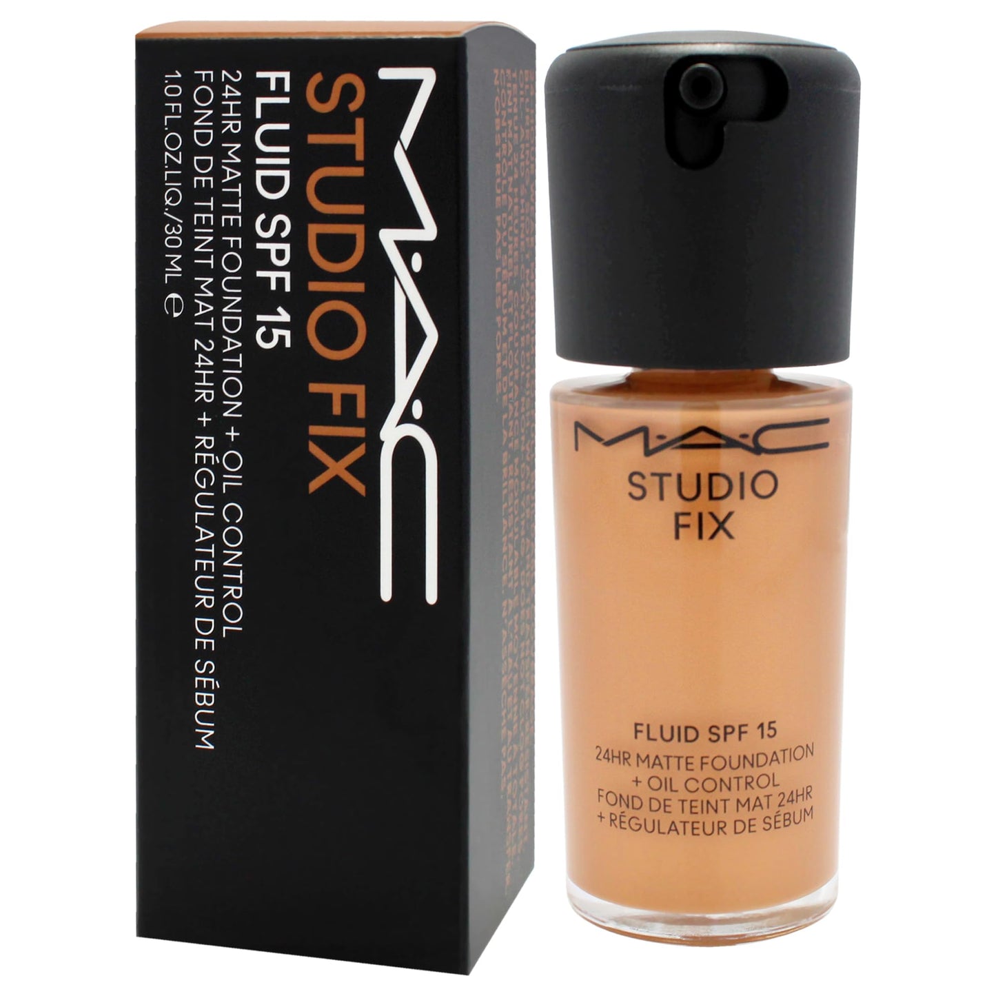 Studio Fix Fluid SPF 15 24Hr Matte Foundation Plus Oil Control - NW40 by MAC for Women - 1 oz Foundation Beauty & Personal Care MAC
