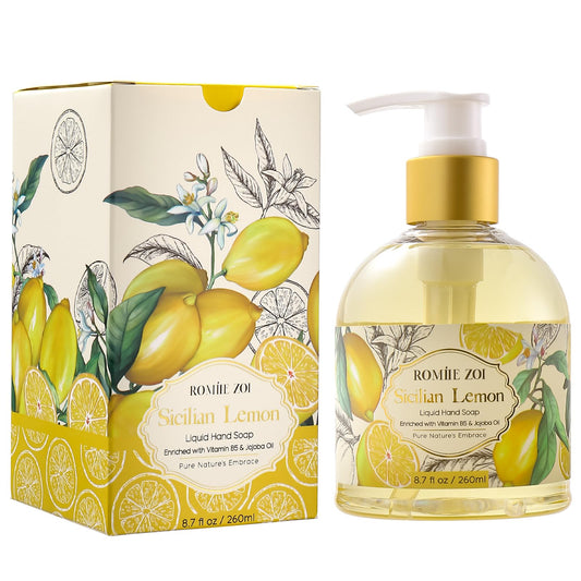 ROMIIE ZOI Liquid Hand Soap, Lemon, 260ml/8.7fl.oz Beauty and Personal Care ROMIIE ZOI Default Title