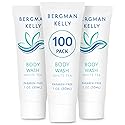 BERGMAN KELLY Travel Size Body Wash (1 fl oz, 100 PK, White Tea), Delight Your Guests with a Revitalizing and Refreshing Hotel Body Wash, Quality Mini Beauty & Personal Care BERGMAN KELLY