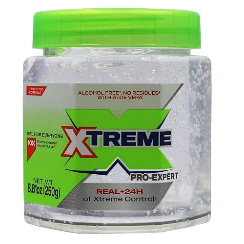 Xtreme Pro-Expert Hair Styling Gel, Alcohol Free 8.81oz Xtreme Control Beauty & Personal Care Xtreme