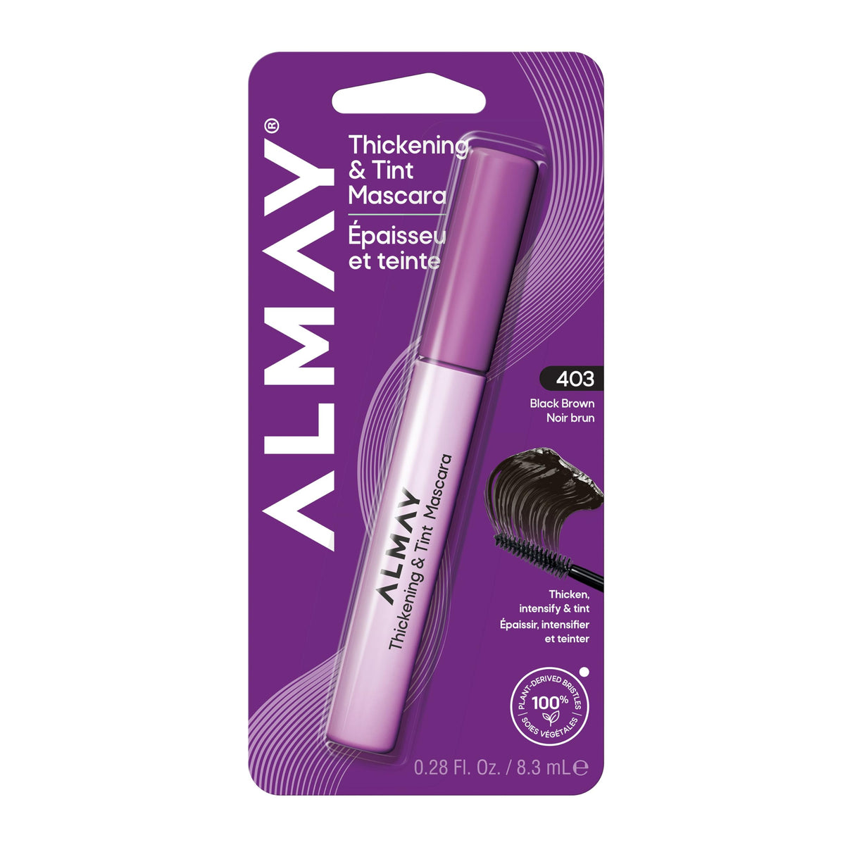 Almay Thickening & Tint Mascara, 403 Black Brown, 1 Count