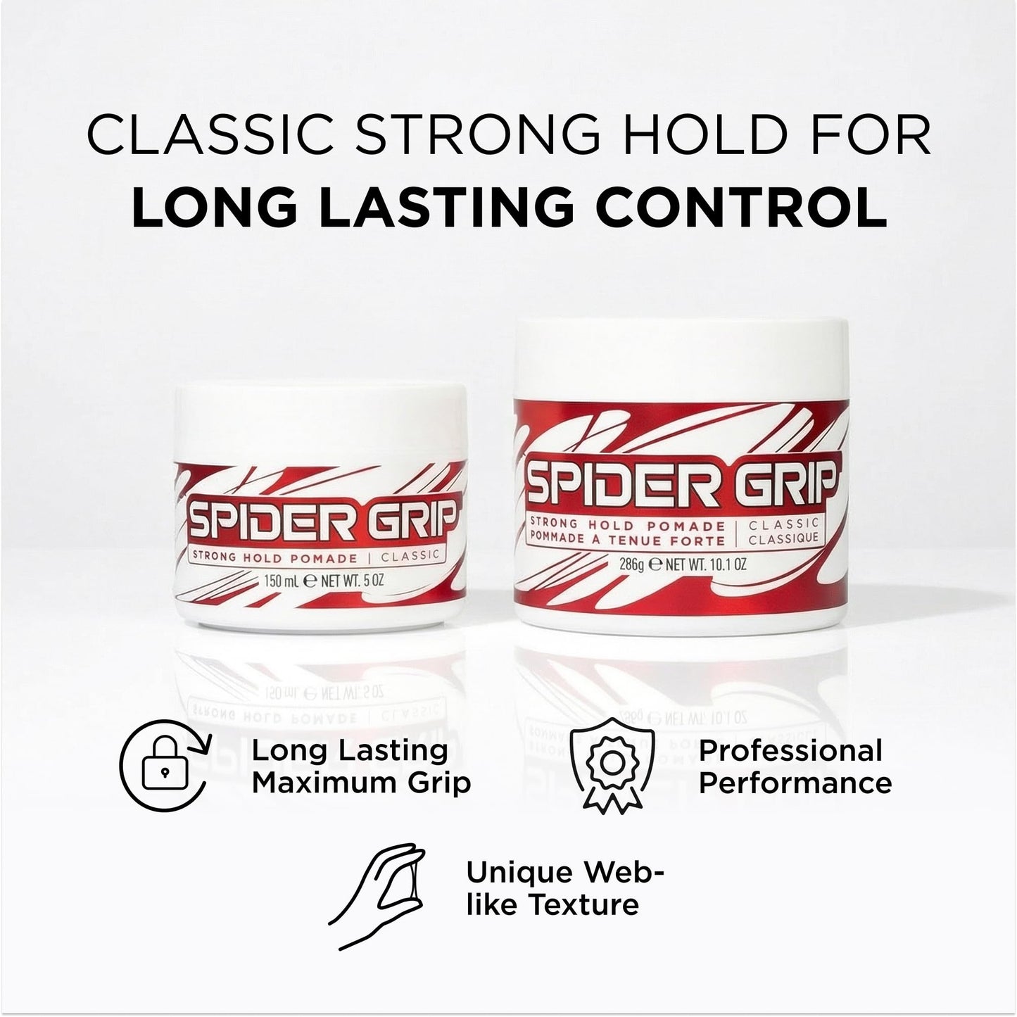 Style Factor Spider Grip Strong Hold Pomade for Men and Women - Castor Oil for High Shine and Long-Lasting Control for Braids, Locs, Twists Beauty & Personal Care Style Factor