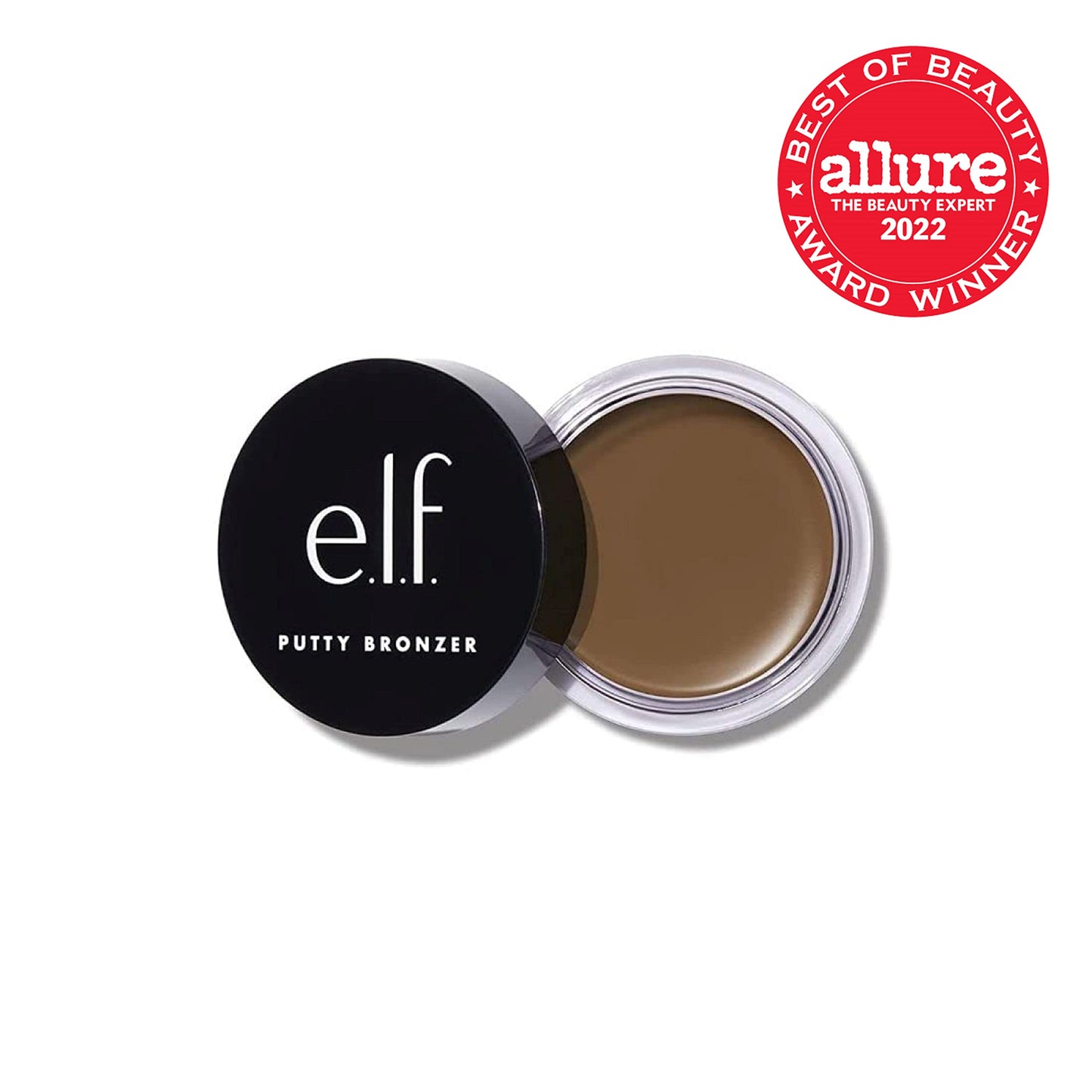 e.l.f. Putty Bronzer, Creamy & Highly Pigmented Formula, Creates a Long-Lasting Bronzed Belle Glow, Infused with Argan Oil & Vitamin E, 0.35 Oz Beauty & Personal Care e.l.f.