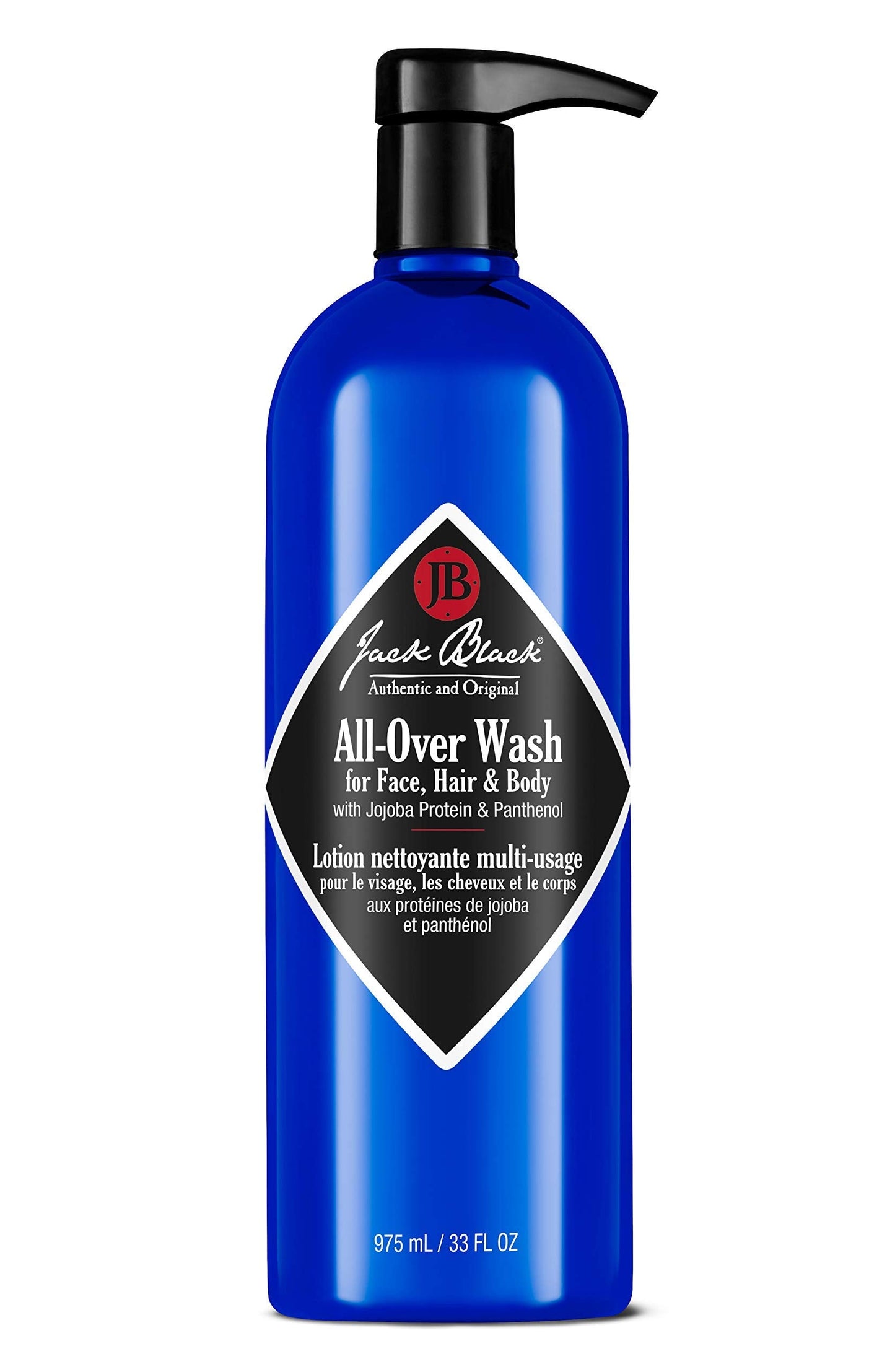Jack Black All Over Wash Face, Body & Hair Cleanser, 33 Fl Oz - Citrus, Mint & Oakmoss - Mens Face Wash, Body Wash, Shampoo, Skin Care, Hair Care Beauty & Personal Care Jack Black