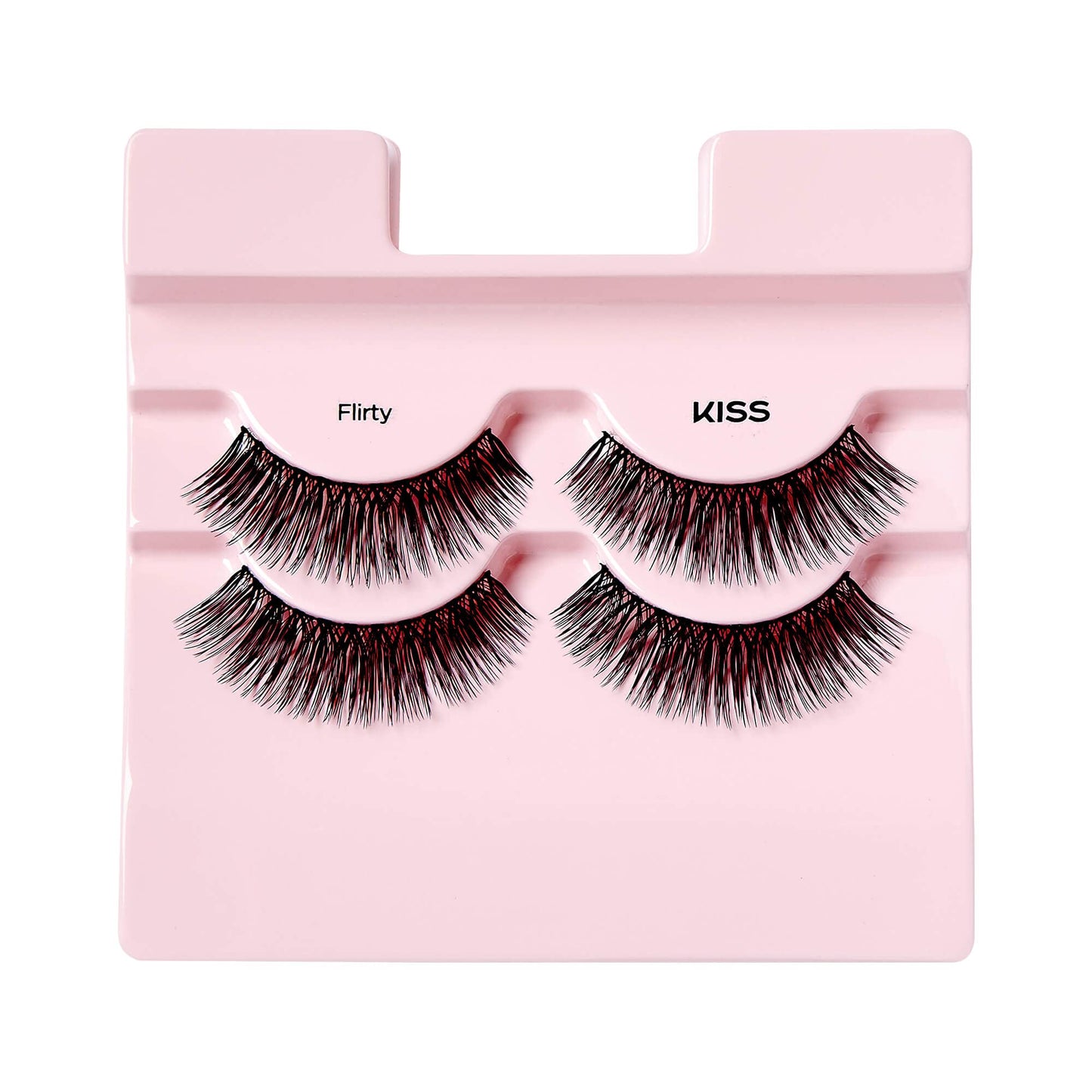KISS Looks So Natural False Eyelashes Double Pack, Lightweight & Comfortable, Tapered End Technology, Reusable, Cruelty-Free, Contact Lens Friendly Beauty & Personal Care KISS