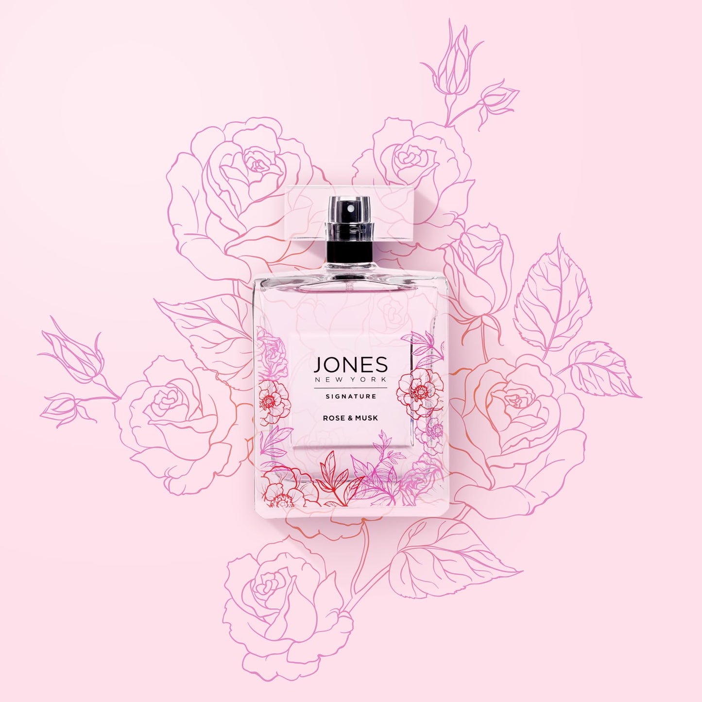 Jones New York Rose & Musk Eau De Parfum Fragrance for Women 3.4 fl oz Beauty & Personal Care Jones New York