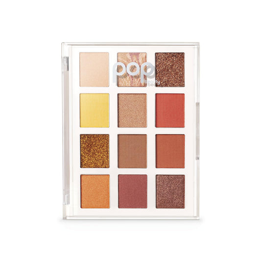 POP Beauty LIGHTSHOW PALETTE | FIRE FIT - Eyeshadow Palette, 12 Shades, Complementary Colours, Multi-Textured, Richly-Pigmented | Matte, Metallic Beauty & Personal Care POP Beauty
