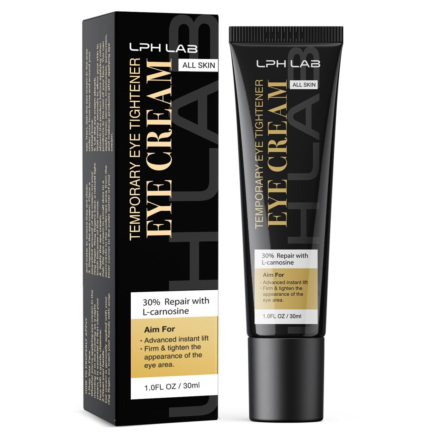 LPH LAB Temporary Eye Tightener Eye Cream for Under-Eye Bags, Dark Circles & Puffiness, Anti Aging Fine Lines, Firm That Delicate Skin Under Your Beauty & Personal Care LPH LAB
