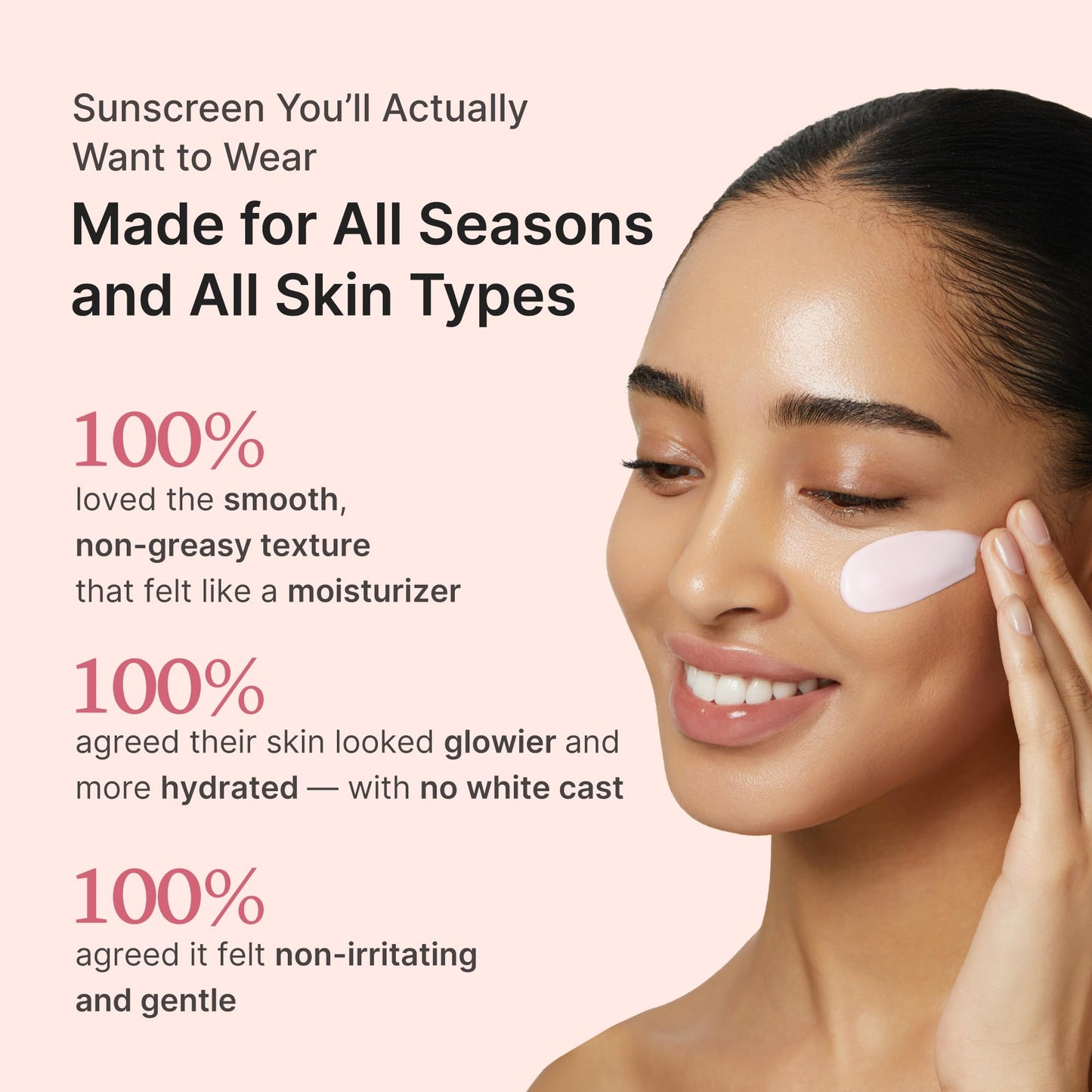 medicube Sunscreen No Cast Just Glow Collagen | SPF 50 Broad Spectrum Face Sunscreen | Lightweight, Non-Sticky, Hydrating Formula | Peptide, Cica Beauty and Personal Care medicube