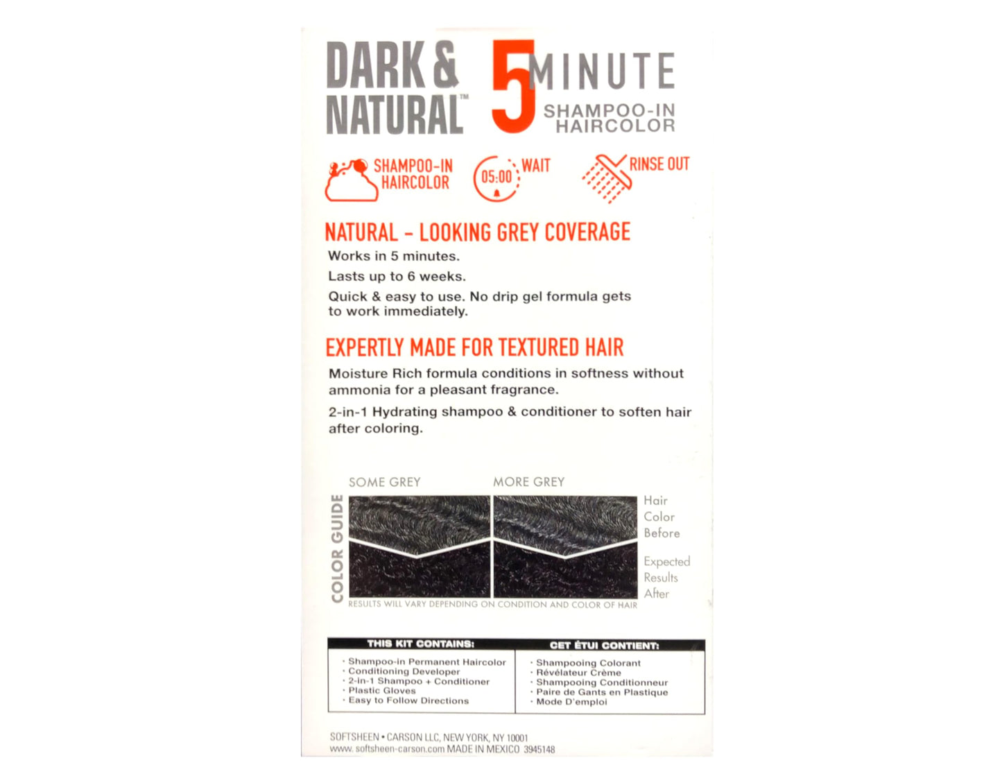 SoftSheen Carson Dark & Natural 5 Minute Hair Color Beauty & Personal Care SoftSheen