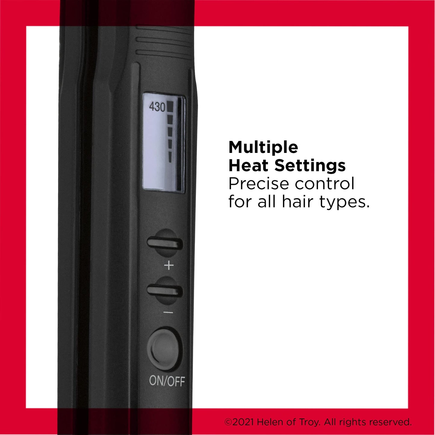 REVLON Perfect Heat Ceramic Digital Flat Iron, 1 inch Beauty & Personal Care REVLON