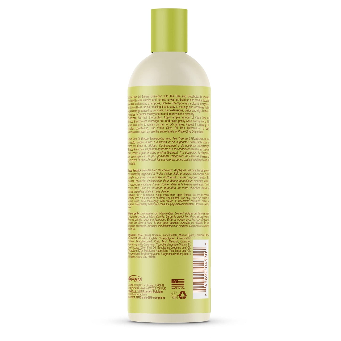 VITALE Olive Oil Breeze Shampoo, 14 Oz Beauty & Personal Care VITALE