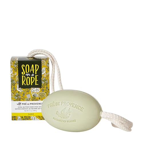 Pre de Provence Soap On a Rope, Sage, 200 Gram Beauty & Personal Care Pre de Provence
