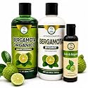 Shampoo Organic Bergamot + Conditioner (16.9 fl oz) with Aloe Vera & Rosemary | SHAMPOO ORGÁNICO BERGAMOTA con Sábila & Romero + Acondicionador 16.9 Beauty & Personal Care HIGH SUPREME