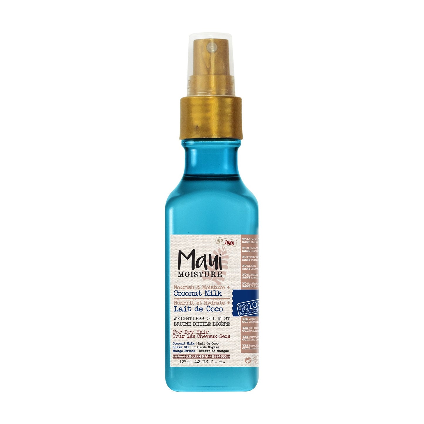 Maui Moisture Nourish & Moisture Coconut Milk Oil Mist 125m Beauty & Personal Care Maui Moisture