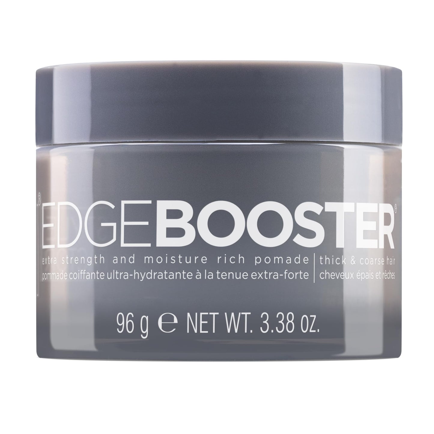 Style Factor Edge Booster Extra Strength & Moisture Rich Pomade | Strong Hold Edge Control Gel for Thick & Coarse Hair | High Shine, Non-Greasy Beauty & Personal Care Style Factor