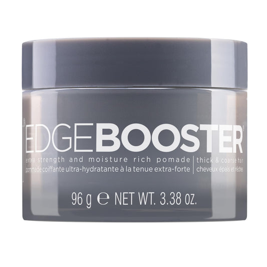 Style Factor Edge Booster Extra Strength & Moisture Rich Pomade | Strong Hold Edge Control Gel for Thick & Coarse Hair | High Shine, Non-Greasy Beauty & Personal Care Style Factor
