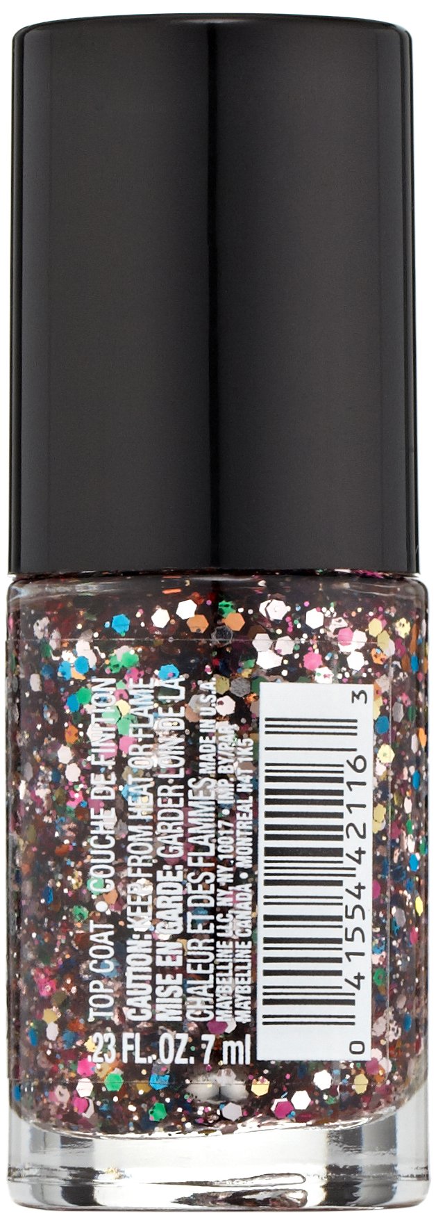 Maybelline New York Color Show Jewels Nail Lacquer Top Coat, Mosaic Prism, 0.23 Fluid Ounce
