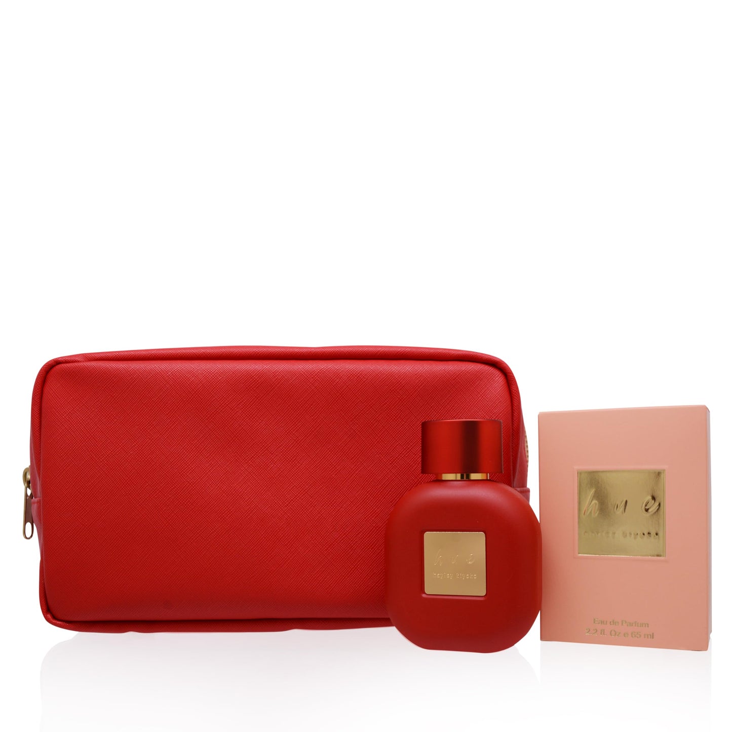 Hayley Kiyoko HUE Eau De Parfum Gift Set - 2.2 oz EDP Spray + Red Toiletry Bag | Luxury Women’s Fragrance, Long-Lasting Floral Scent, Gift for Her Beauty & Personal Care Hayley Kiyoko