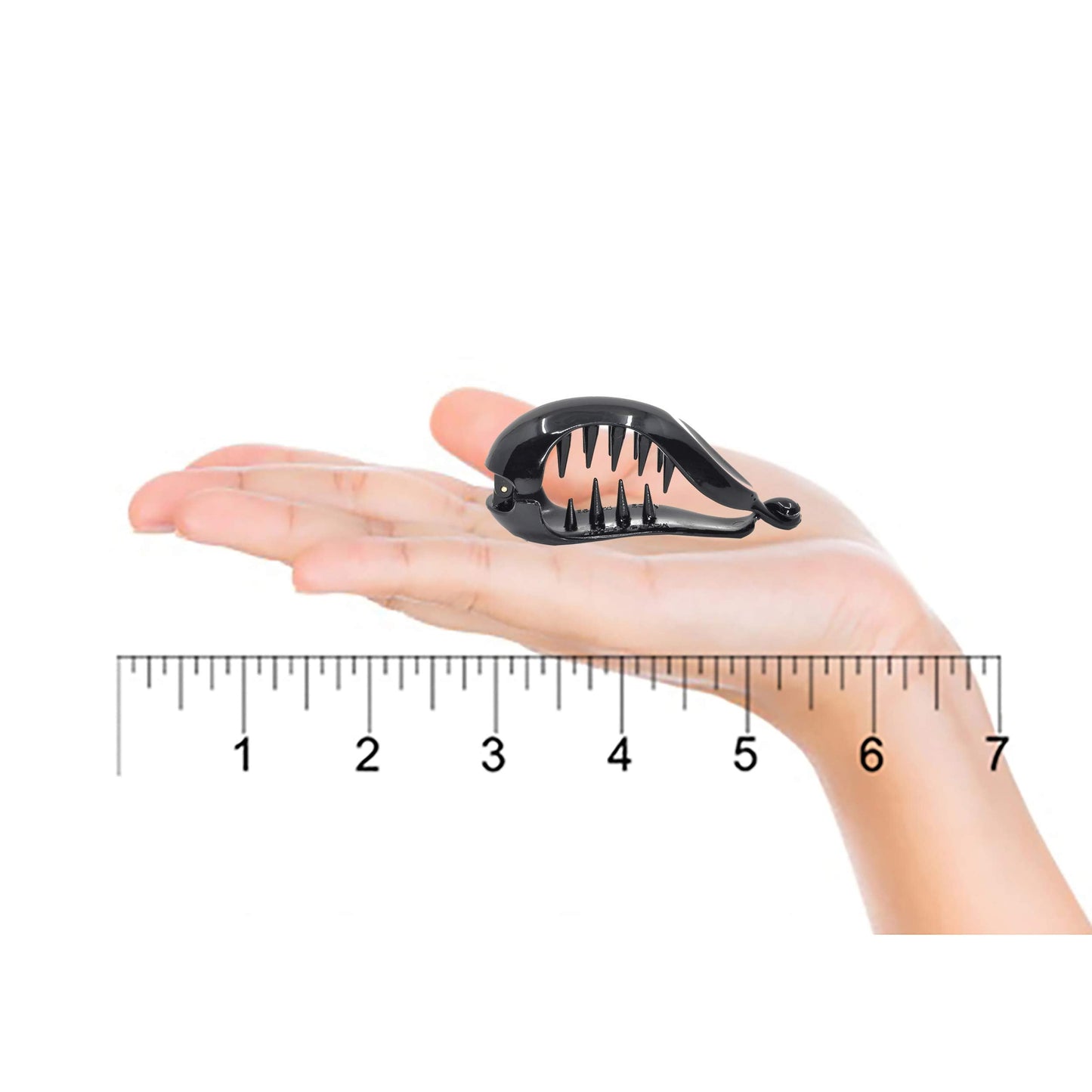 Camila Paris CP2302 2.75 Inch Small Hair Claw Clip for Women Black, Strong Hold Decorative Hair Clips Durable Styling Girls Hair Accessories. Ponytail Beauty & Personal Care Camila