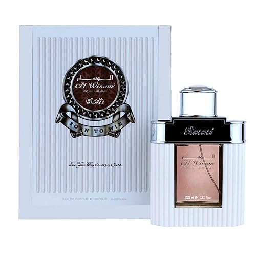 RASASI Al Wisam Day EDP for Men 100ML (3.40 oz) | sandalwood, musk, and amber | Signature Arabian Perfumery Perfumes Beauty & Personal Care RASASI
