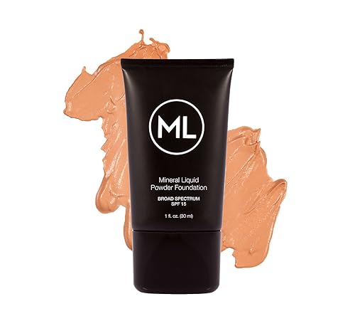 Beauty Basics Mineral Liquid Powder Foundation Natural Beige Beauty & Personal Care Beauty Basics