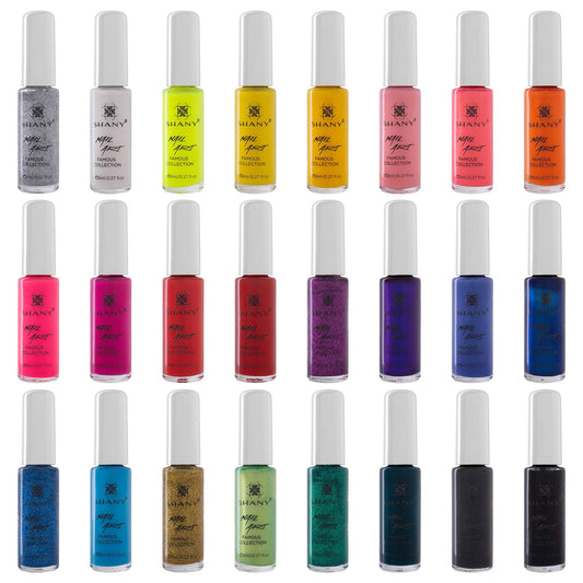 SHANY Nail Art Set Nail Polish - Glitter, Metallic, Pearls, Neon and Matte Nail Polish Nail Art Drawing Decoration Set With Built-in Thin Nail Art Beauty & Personal Care SHANY