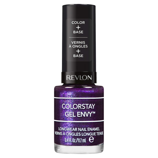 Revlon ColorStay Gel Envy Longwear Nail Polish, with Built-in Base Coat & Glossy Shine Finish, in Blue/Green, 430 Showtime, 0.4 oz Beauty & Personal Care REVLON